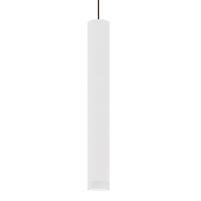 Besa Lighting Cafe 18 1 Light Cord Pendant, Bronze/White - 1XT-CAFE18WF-BR