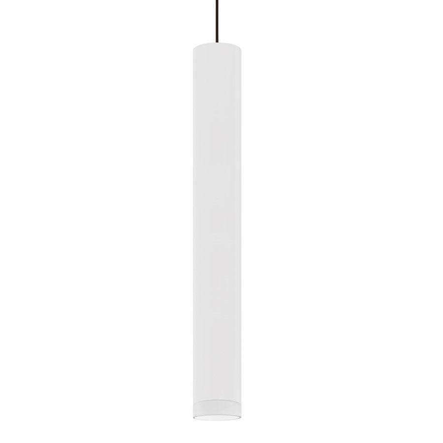 Besa Lighting Cafe 18 1 Light Cord Pendant, Bronze/White - 1XT-CAFE18WF-BR