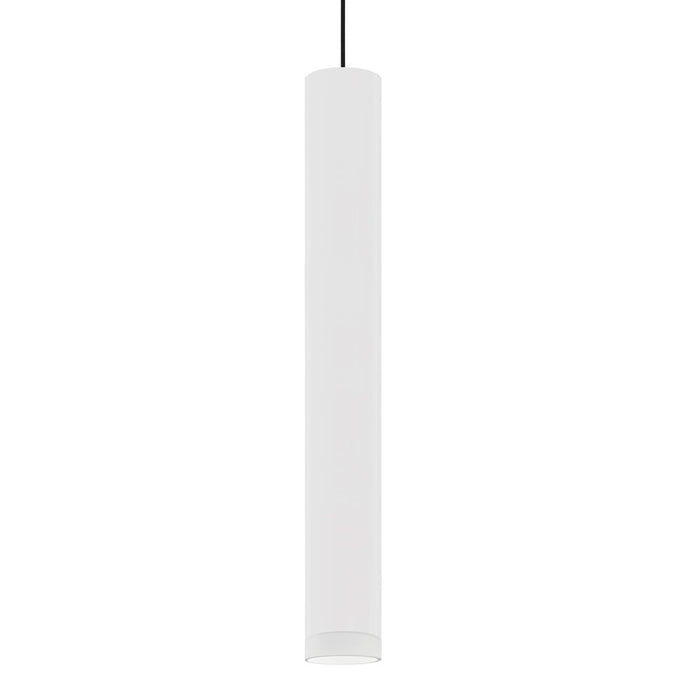 Besa Lighting Cafe 18 1LT LED Cord Pendant, Black/White - 1XT-CAFE18WF-LED-BK