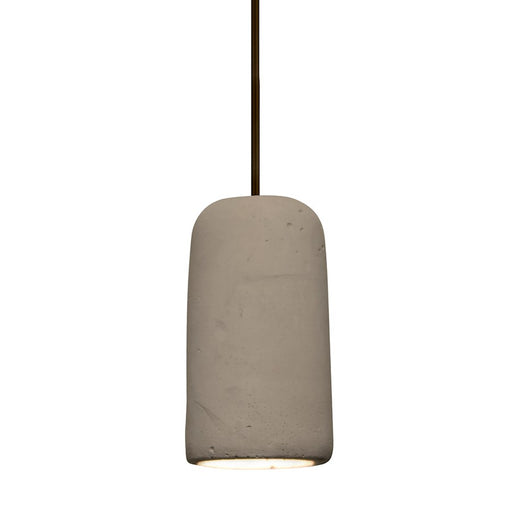 Besa Lighting Glide 1 Light LED Pendant, Bronze/Tan - 1XT-GLIDETN-LED-BR