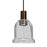Besa Lighting Kiba 1 Light LED Pendant, Bronze/Clear - 1XT-KIBACL-LED-BR