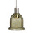 Besa Lighting Kiba 1 Light LED Pendant, Satin Nickel/Beige - 1XT-KIBALT-LED-SN