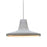 Besa Lighting Modus 1 Light LED Pendant, Satin Nickel/Gray - 1XT-MODUSNA-LED-SN