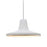 Besa Lighting Modus 1 Light LED Pendant, Satin Nickel/White - 1XT-MODUSWH-LED-SN