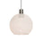 Besa Lighting Newton 6 1LT LED Cord Pendant, Nickel/White - 1XT-NEWTON6MW-LED-SN