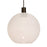 Besa Lighting Newton 8 1LT LED Cord Pendant, Bronze/White - 1XT-NEWTON8MW-LED-BR