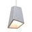 Besa Lighting Skip 1 Light LED Pendant, Satin Nickel/Gray - 1XT-SKIPNA-LED-SN