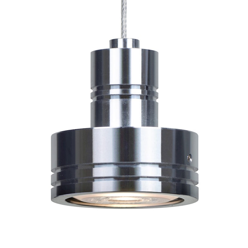 Besa Lighting Sputnik 2.25in 1-Light LED Pendant | Modern Satin Nickel and Silver Acrylic | Kitchen Island & Task Lighting | Model 1XT-SPUTNK-LED-SN