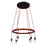 Besa Lighting Cirque 6 Light LED Pendant, Red - CIRQUE-120V-EDIL-RD