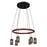 Besa Lighting Cirque 6 Light LED Pendant, SL - CIRQUE-120V-EDIL-SL-MS