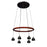 Besa Lighting Cirque 6 Light LED Pendant, Black - CIRQUE-12V-LED-BK