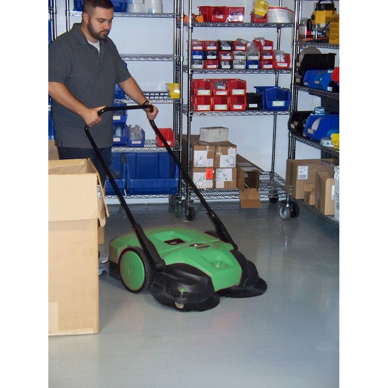 Bissell 31" Battery Powered Triple Brush Push Power Sweeper