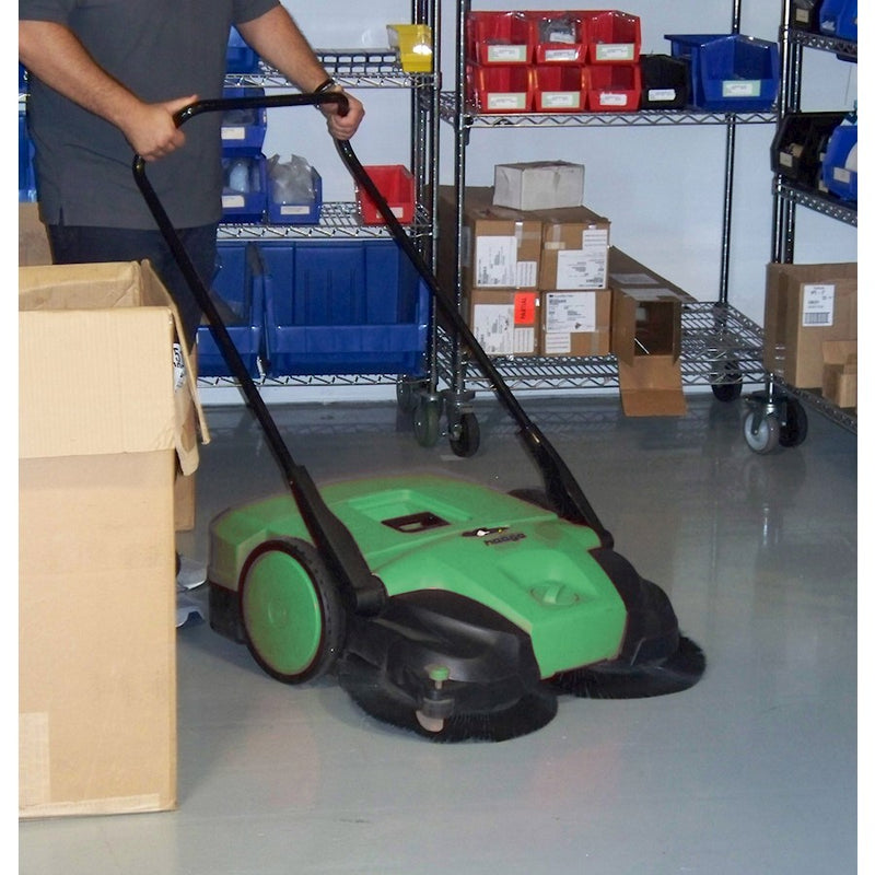 Bissell 31" Battery Powered Triple Brush Push Power Sweeper