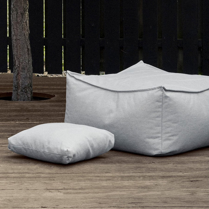Blomus Stay Outdoor Pouf, Cloud (Light Grey)