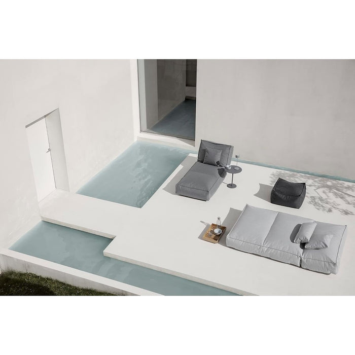 Blomus Stay Outdoor Cushion/Square, Stone (Medium Grey)