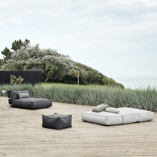 Blomus Stay Small Day Bed Patio Lounger/Reclining Headrest, Stone