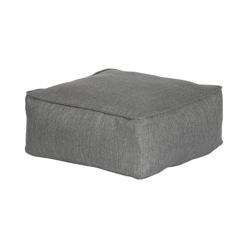 Blomus Grow Outdoor 29" Patio Pouf-Ottoman Coal