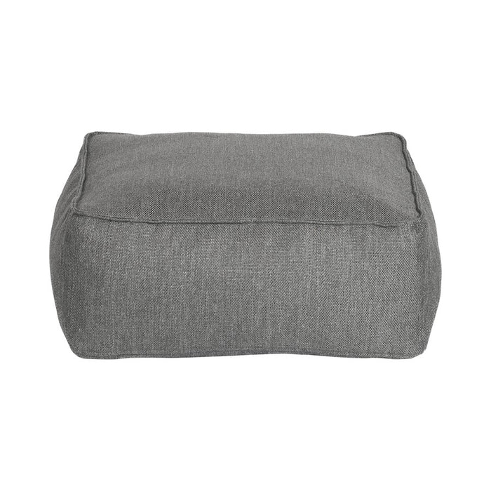 Blomus Grow Outdoor 29" Patio Pouf-Ottoman Coal