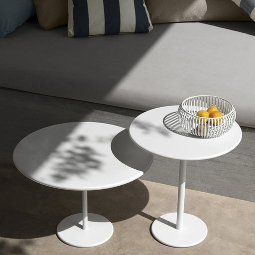 Blomus Stay Outdoor Side Table/Wide, Aluminum/Magnet (Charcoal)