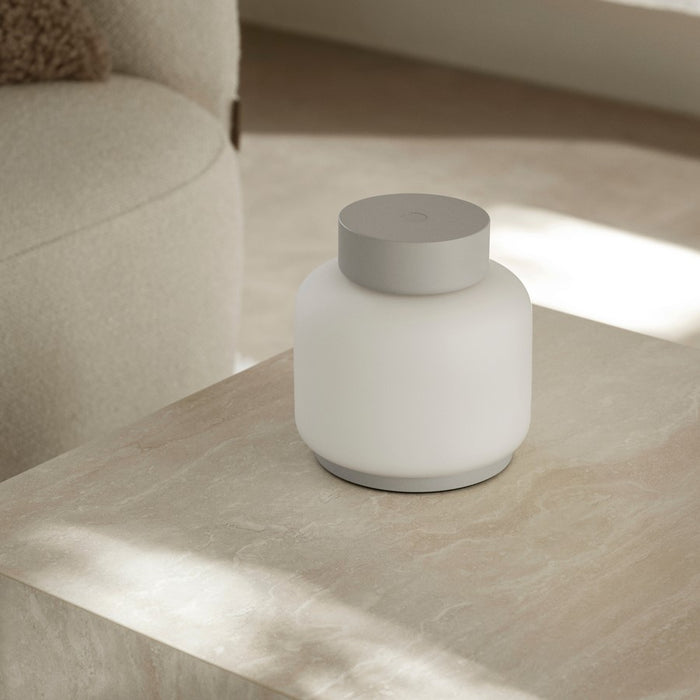 Blomus Fawn Mobile Rechargeable LED Lamp, Port/Burgundy