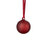 Blomus Juhla Matte Glass Ornament, Port/Burgundy, Set Of 4 - 63216