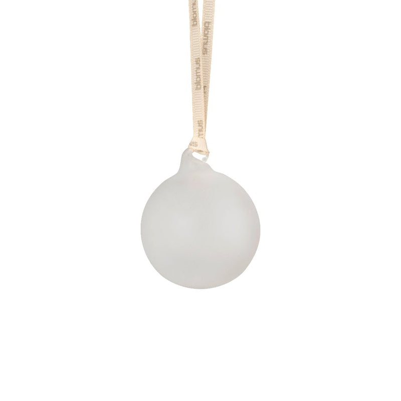 Blomus Juhla Matte Glass Ornament, Frosted, Set Of 4