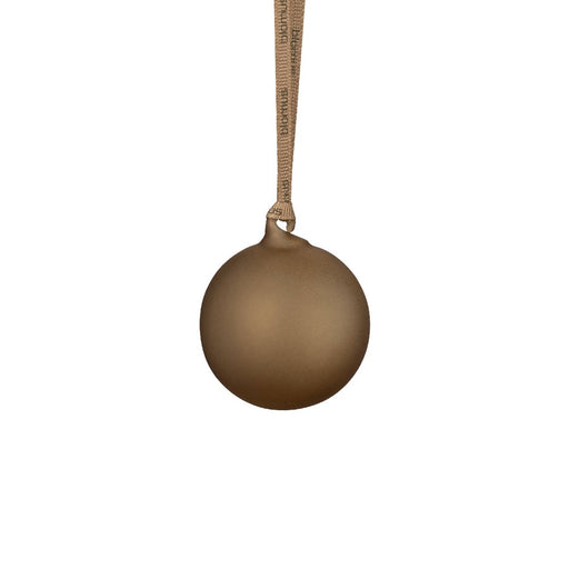 Blomus Juhla Matte Glass Ornament, Coffee, Set Of 4 - 63220