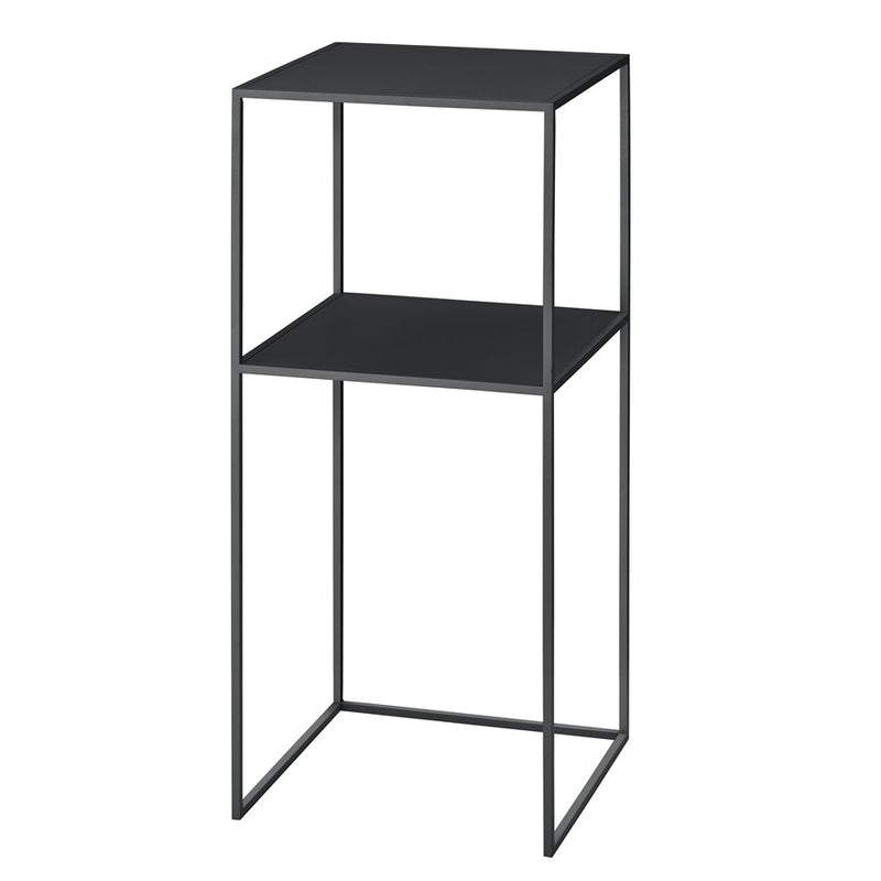 Blomus Fera Pedestal Table/Shelf, Black