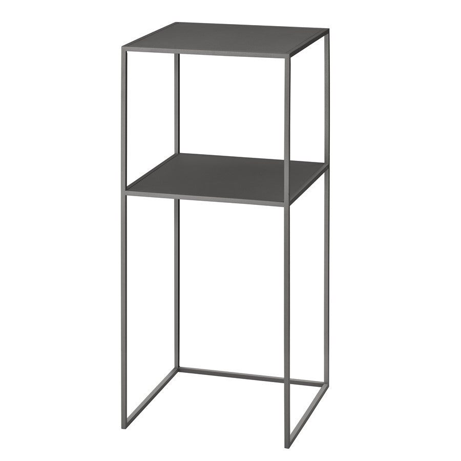 Blomus Fera Pedestal Table/Shelf, Steel Grey - 63223