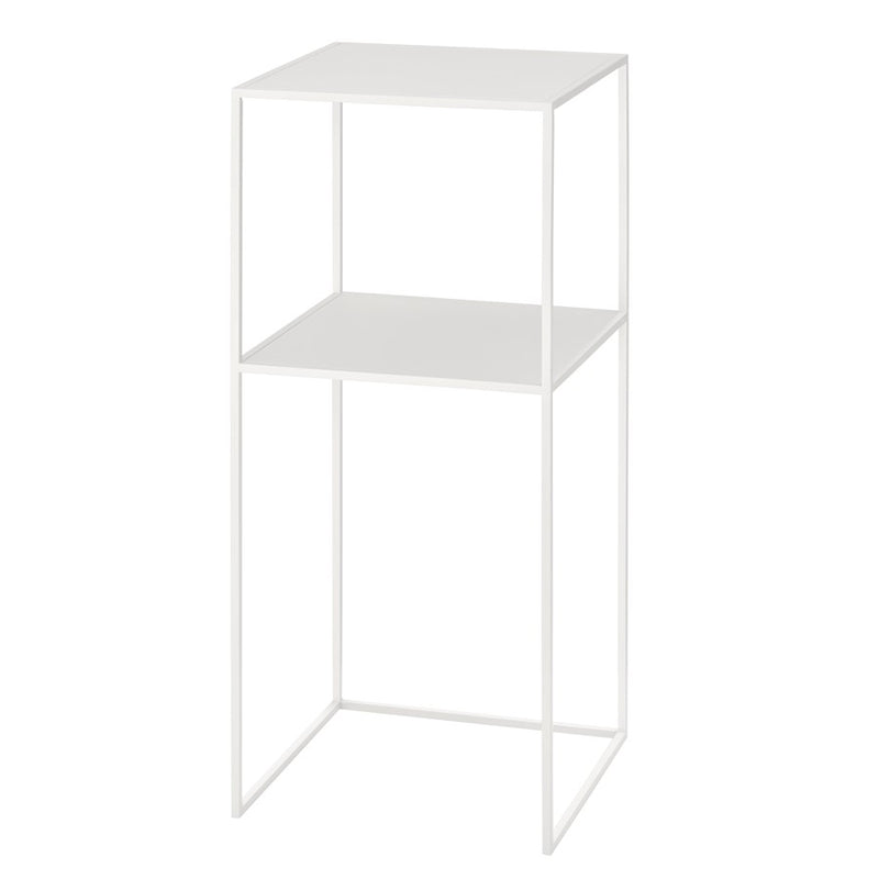 Blomus Fera Pedestal Table/Shelf, White