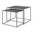 Blomus Fera Set Of 2 Nesting Tables/Rectangular, Steel Grey
