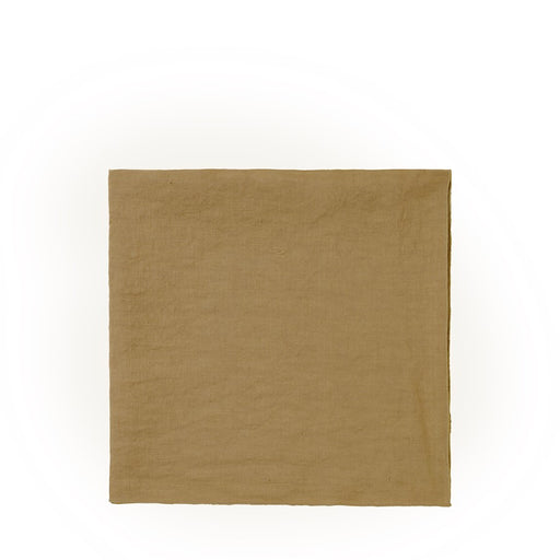 Blomus Lineo 17x17" Napkin Linen Dull Gold