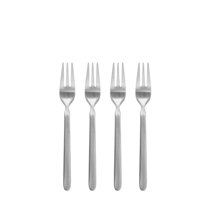 Blomus Stella Pack of 4 Cake Forks Matt