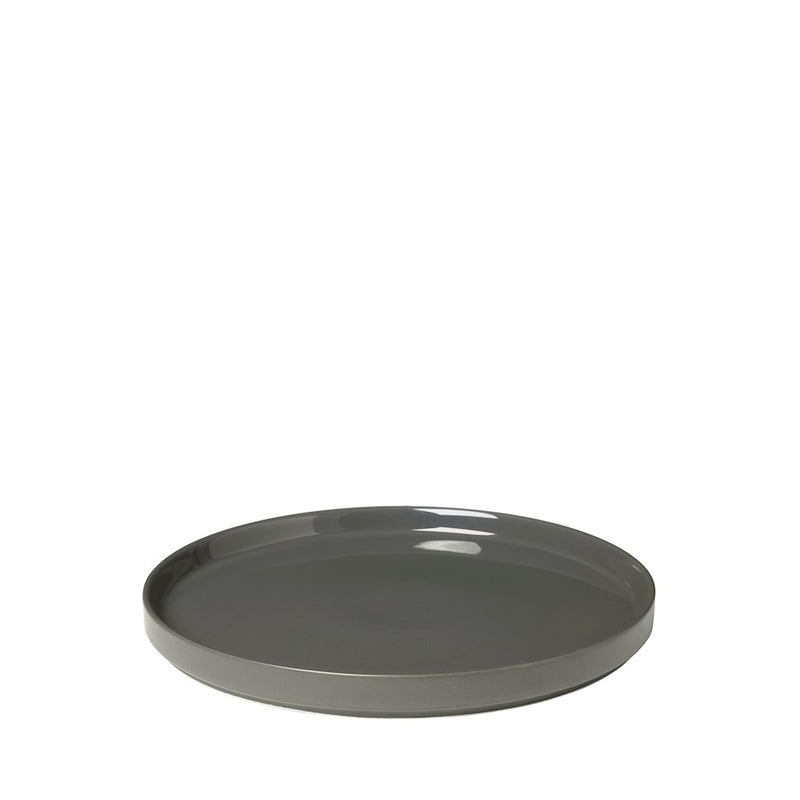 Blomus Pilar 11" Pack of 4 Dinner Plate Pewter