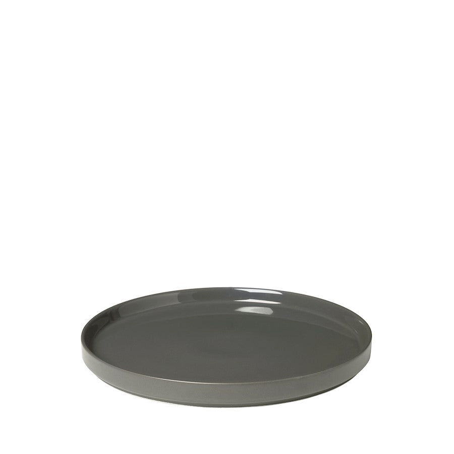 Blomus Pilar 11" Pack of 4 Dinner Plate Pewter