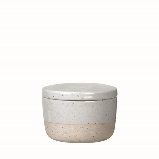 Blomus Sablo Ceramic Sugar Container With Lid
