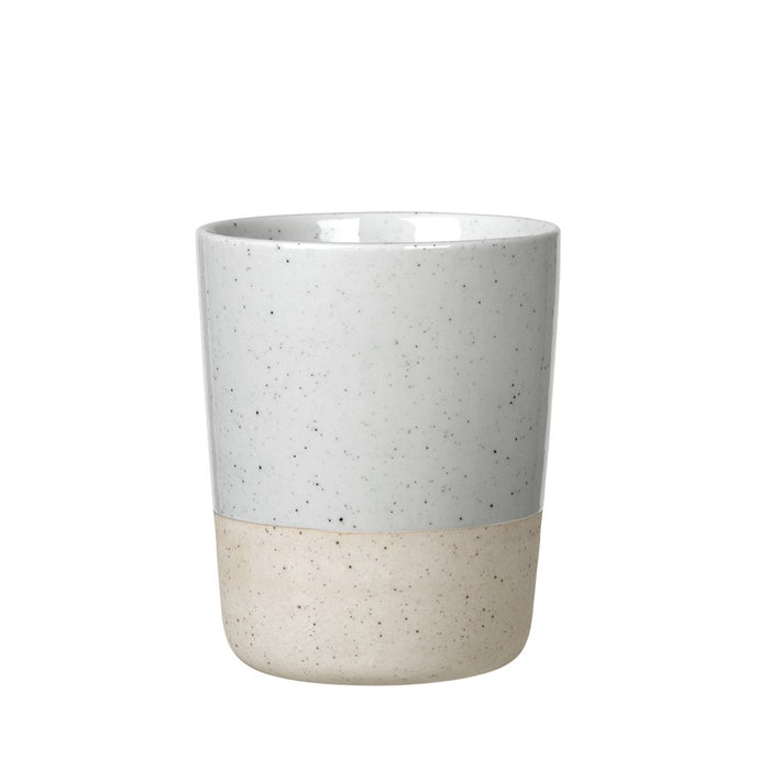 Blomus Sablo Ceramic Thermo Mugs Cloud 8.8Oz, Set Of 2