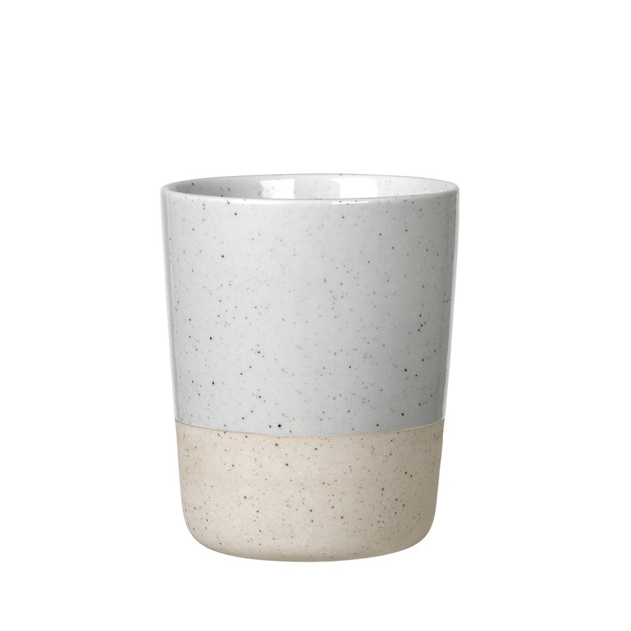 Blomus Sablo Ceramic Thermo Mugs Cloud 8.8Oz, Set Of 2