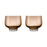 Blomus Flow Drinking Glasses Set Of 2 Coffee 7Oz