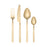 Blomus Stella Gold Flatware Set/16 Piece, PVD Coated Stainless Steel - 64455