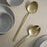 Blomus Stella Champagne (Gold) Salad Servers, PVD Coated Stainless Steel