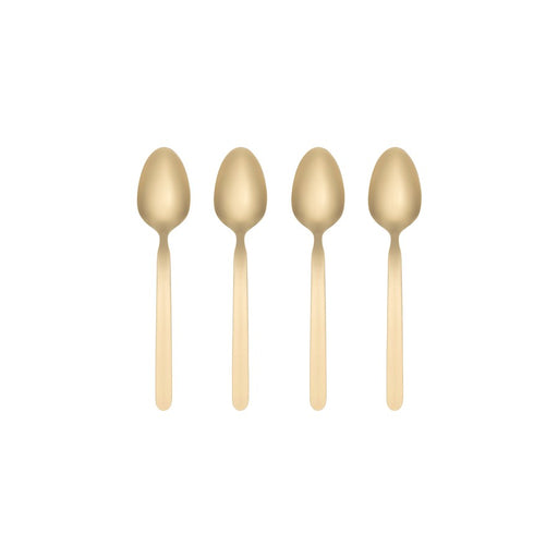 Blomus Stella Gold Espresso Spoons/Set of 4, PVD Coated Stainless Steel