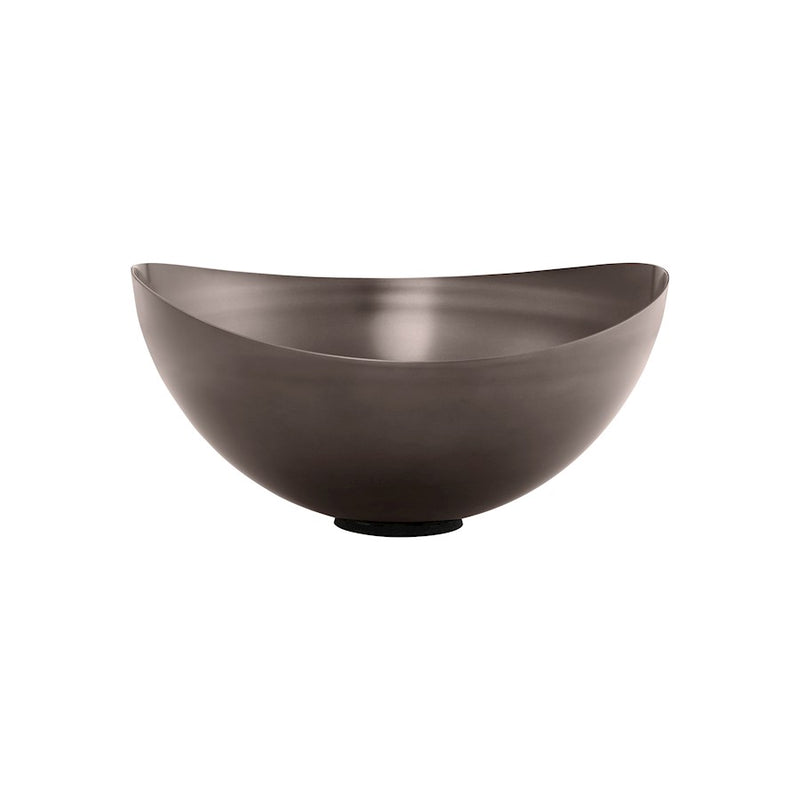 Blomus Ondea Medium Decorative Bowl Burnt Metal Finish, Stainless Steel