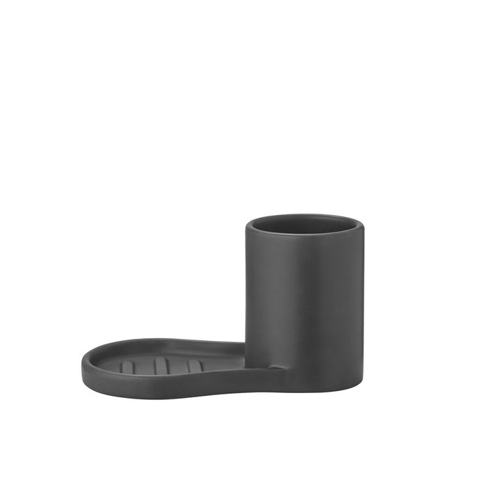 Blomus Piro Ceramic Sink Organizer/Black - 64554