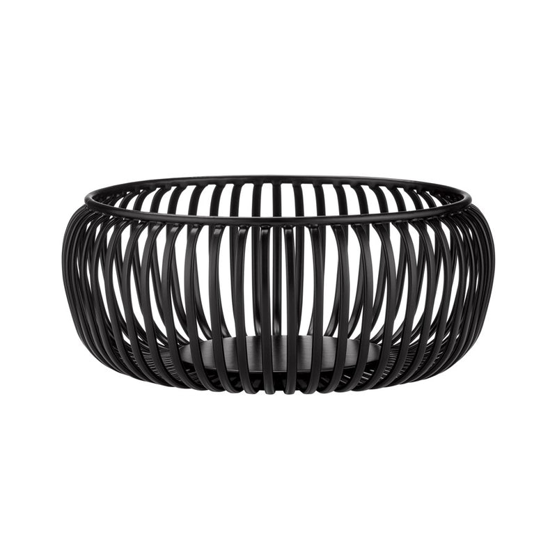 Blomus Lito Decorative Steel Bowl, Small, Black