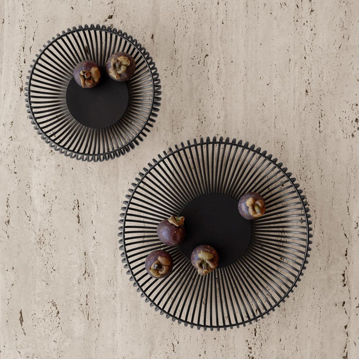 Blomus Lito Decorative Steel Bowl, Small, Black