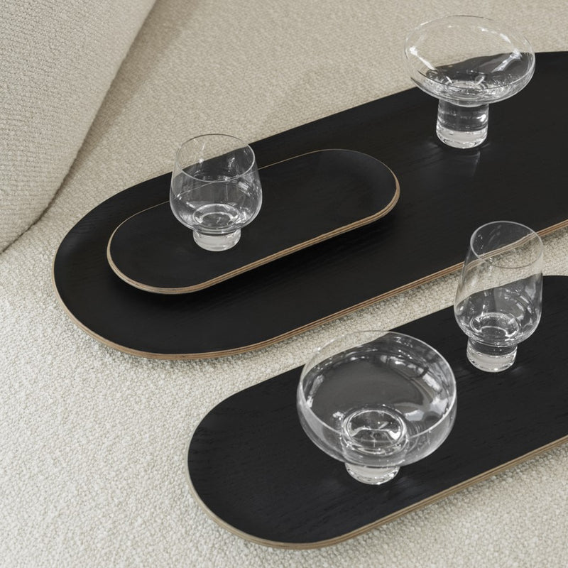 Blomus Baki Wood Tray, Black, Medium