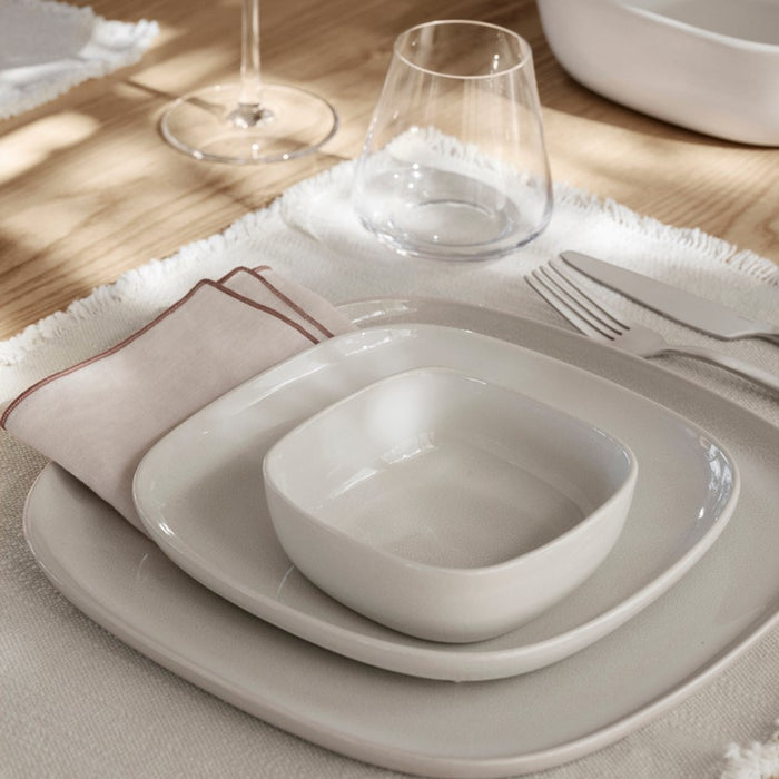 Blomus Vahlo Stoneware Dessert Plate, Mirage Grey