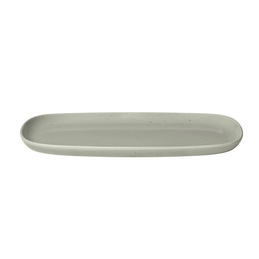 Blomus Vahlo Stoneware Serving Platter, Mirage Grey - 64753