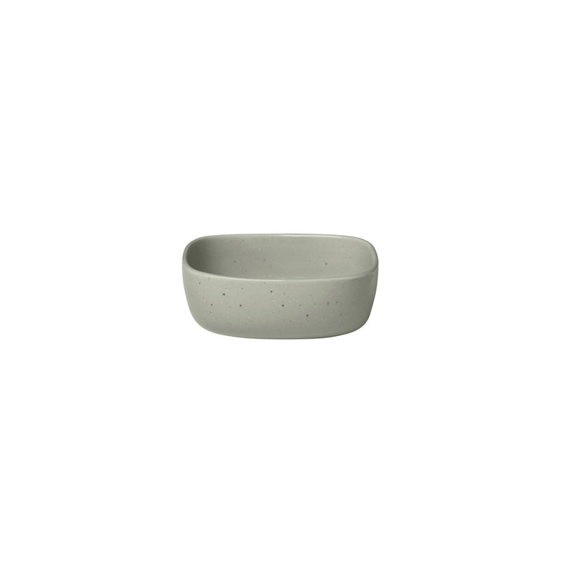 Blomus Vahlo Stoneware Shallow Bowl, Mirage Grey